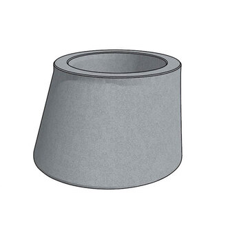 Kónus TBR-Q DN 800 / 625 x 600 x 90 mm, bez stupadel