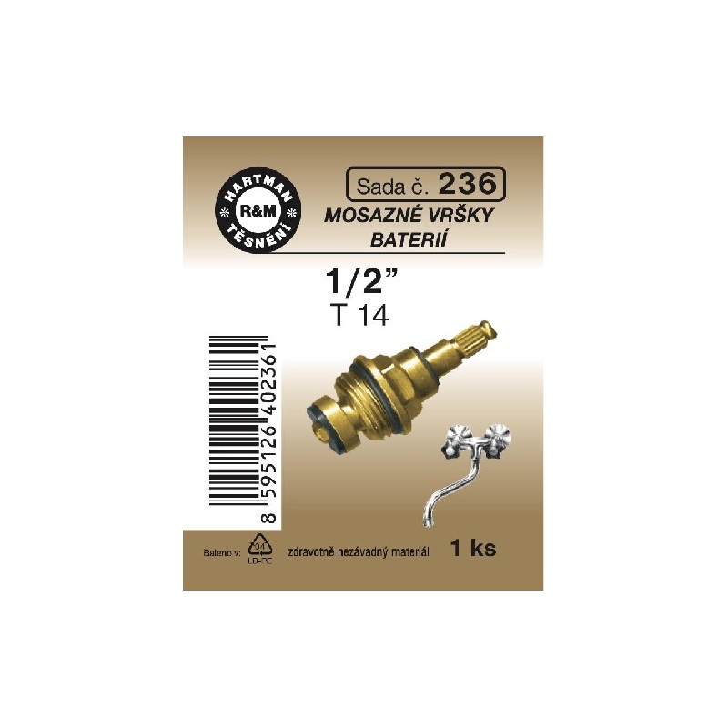 Vršek bateriový 1/2“, HARTMAN č. 236