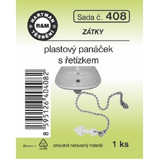 Sada těsnění, zátka s řetízkem, 1 ks č. 408, HARTMAN