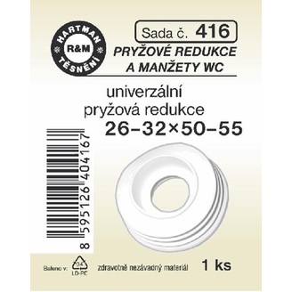 Sada těsnění, univerzální redukce, 26-32 x 50-55, 1 ks č. 416, HARTMAN