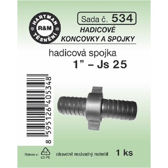 Sada těsnění, hadicová spojka, 1, JS 25, 1 ks, č. 534, HARTMAN