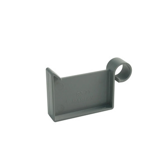 Čelo okapového žlabu RG 70 mm, šedá, plast, Marley 080123