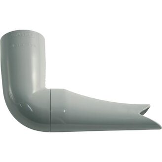 Chrlič vody okapu DN 53 mm, šedá, plast, Marley 080765