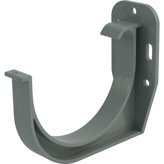 Plastový hák žlabu okapu RG 125 mm, šedá, římsový, Marley 071152