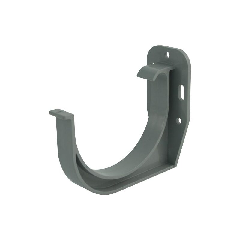 Plastový hák žlabu okapu RG 125 mm, šedá, římsový, Marley 071152