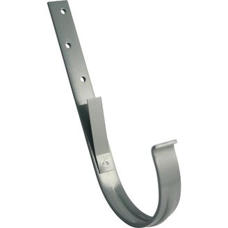 Kovový hák žlabu okapu RG 100 mm, šedá, rovný, poplastovaný, Marley 071336