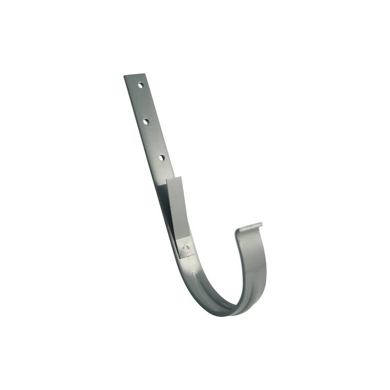 Kovový hák žlabu okapu RG 100 mm, šedá, rovný, poplastovaný, Marley 071336