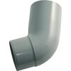 Koleno svodu okapu 67° DN 105 mm, šedá, plast, Marley 073453