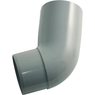 Koleno svodu okapu 67° DN 105 mm, šedá, plast, Marley 073453