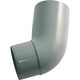 Koleno svodu okapu 67° DN 75 mm, šedá, plast, Marley 073415