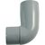 Koleno svodu okapu 90° DN 53 mm, šedá, plast, Marley 080710
