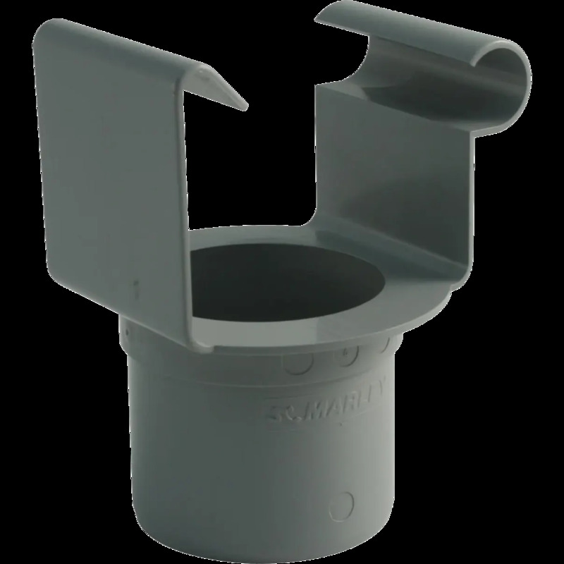 Kotlík okapu 70/53 mm, šedá, plast, Marley 080147