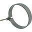 Objímka svodu okapu DN 125 mm, šedá, se šroubem, (1ks), Marley 074245