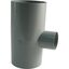Odbočka svodu okapu 90° DN 105/53 mm, šedá, plast, Marley 080789