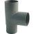 Odbočka svodu okapu 90° DN 53 mm, šedá, plast, Marley 080796