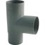 Odbočka svodu okapu 90° DN 53 mm, šedá, plast, Marley 080796