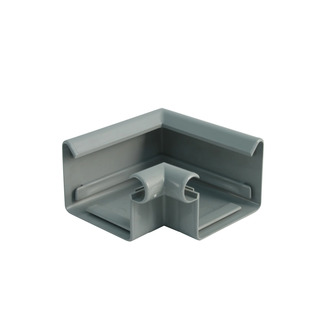 Vnitřní roh žlabu okapu RG 70 mm, šedá, plast, Marley 080161