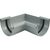 Vnitřní roh žlabu okapu RG 150 mm, šedá, plast, Marley 070995