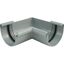 Vnitřní roh žlabu okapu RG 100 mm, šedá, plast, Marley 070971