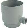 Sběrač dešťové vody okapu DN 105 mm, s vnějším závitem 1, šedá, plast, Marley 074535