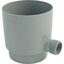 Sběrač dešťové vody okapu DN 105 mm, s vnějším závitem 1, šedá, plast, Marley 074535