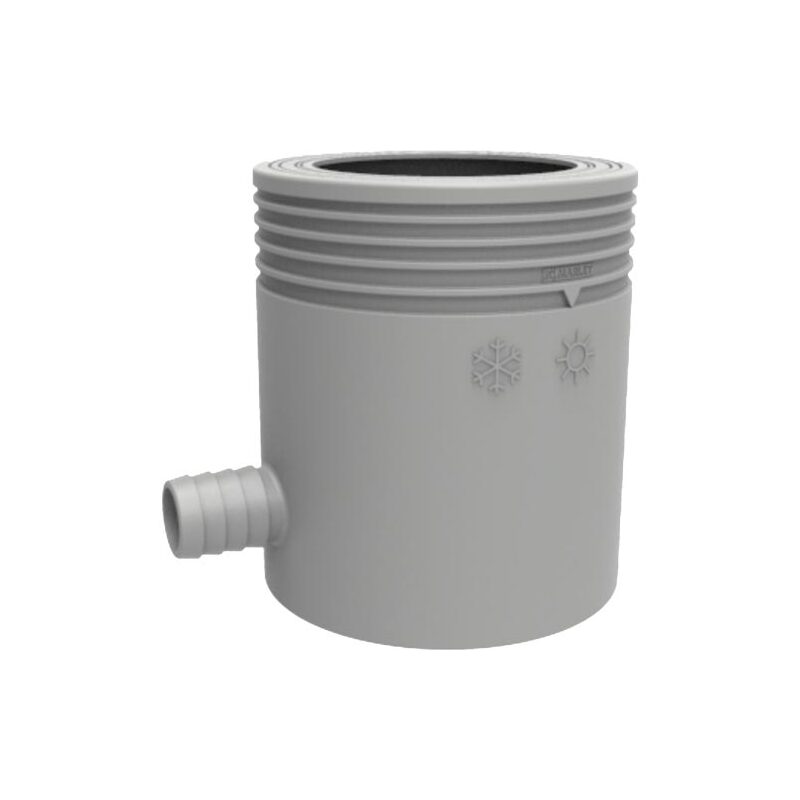 Sběrač dešťové vody okapu DN 80-105 mm, hadicové připojení 25,4 mm, šedá, plast, Marley 074634