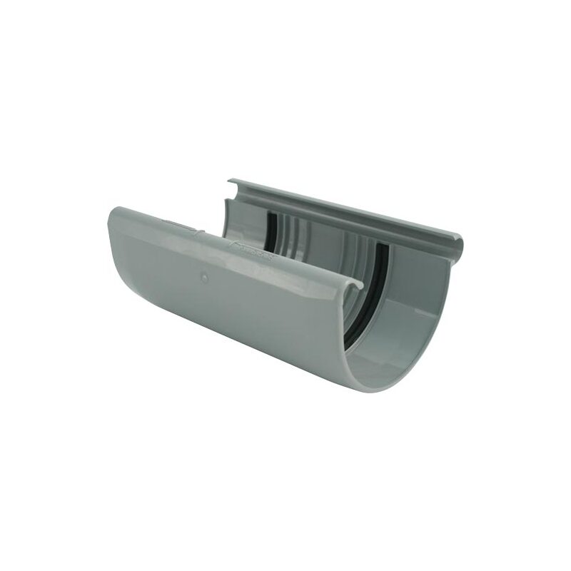 Spojka žlabu okapu RG 75 mm, šedá, plast, Marley 805849