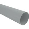Svod okapu DN 105 mm, délka 1 m, šedá, bez hrdla, plast, Marley 072555