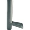 Vypouštěcí klapka svodu okapu DN 105 mm, šedá, plast, pro deštovou vodu, Marley 073538