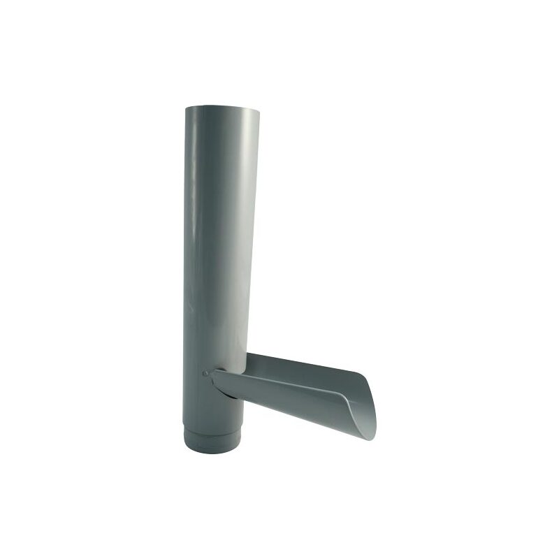 Vypouštěcí klapka svodu okapu DN 75 mm, šedá, plast, pro deštovou vodu, Marley 073514