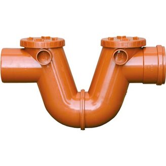 Sifon s odvětřáním KGSIF 110 mm, PVC, kanalizace