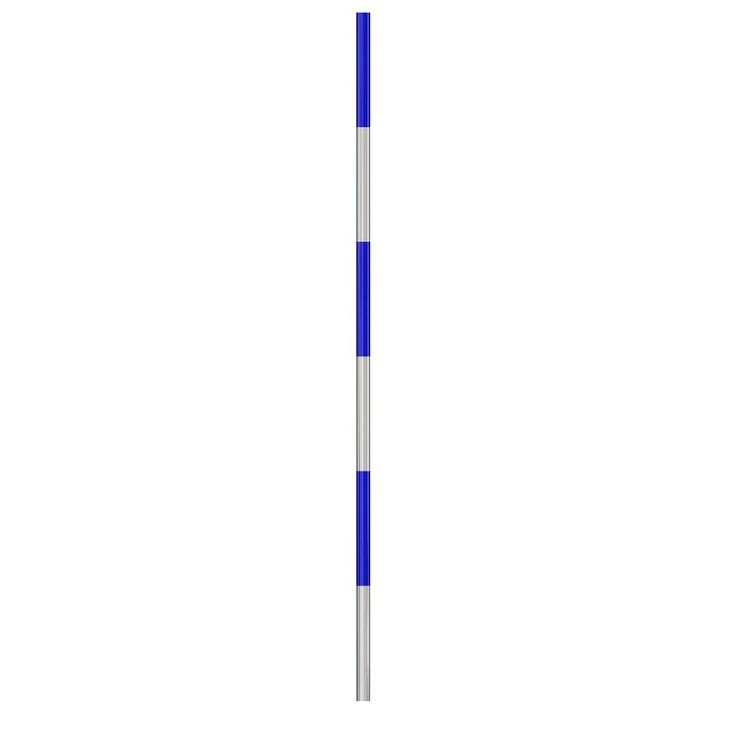 Orientační sloupek 2 m modro - bílý, HECKL