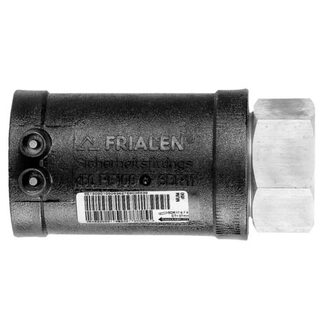 Elektro přechodka d 32 x 1 vnitřní závit, Frialen MUM, PE/mosaz, Aliaxis 612595