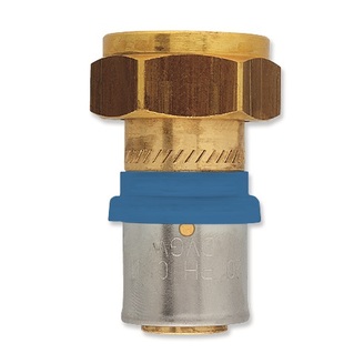 Lisovací přechodka Radopress d 16 x 3/4, převlečná matka, Pipelife 1533000149