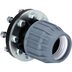 Plastová svěrná přechodka PP-S d 110 mm s přírubou DN 100