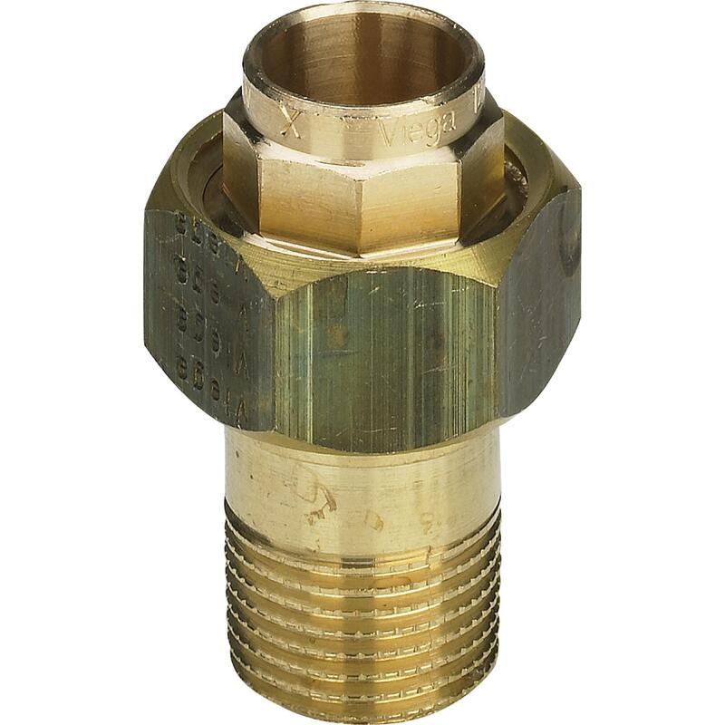 Pájecí šroubení CU 4341G d 12 x 1/2, vnější závit, Viega 147099, model 94341G