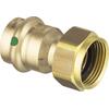 Lisovací šroubení CU 5240G d 15 x 3/4, vnitřní závit, Sanpress Viega 265663