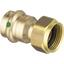 Lisovací šroubení CU 5240G d 15 x 3/4, vnitřní závit, Sanpress Viega 265663