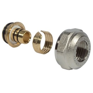 Svěrné šroubení AL – PEX/PEX, 16 x 3/4 EK