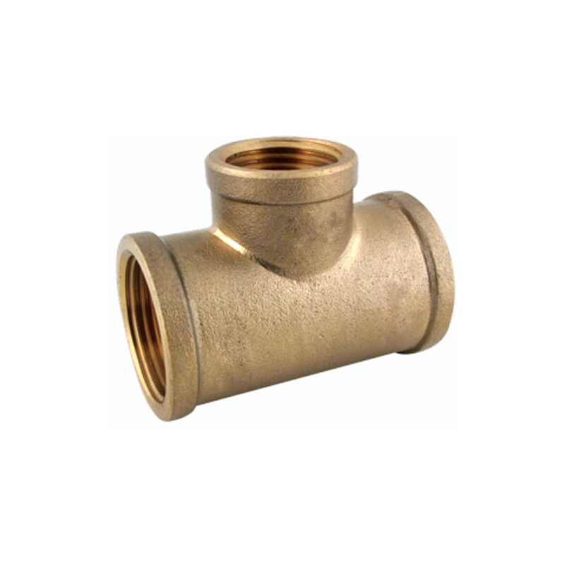 Mosazný T-kus redukovaný FFF G 5/4 x 1/2 x 5/4