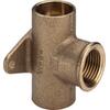 Pájecí T-kus nástěnný CU 4490G d 15 x 1/2, vnitřní závit, Viega 118310, model 94490G