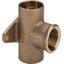 Pájecí T-kus nástěnný CU 4490G d 15 x 1/2, vnitřní závit, Viega 118310, model 94490G