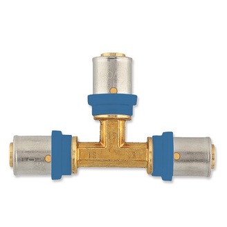 Lisovací T-kus Radopress d 40 × 40 × 40, Pipelife 1533000091