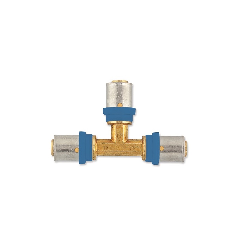 Lisovací T-kus Radopress d 40 × 40 × 40, Pipelife 1533000091