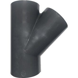 T-kus 45° PVC – U, d 40, lepení × lepení