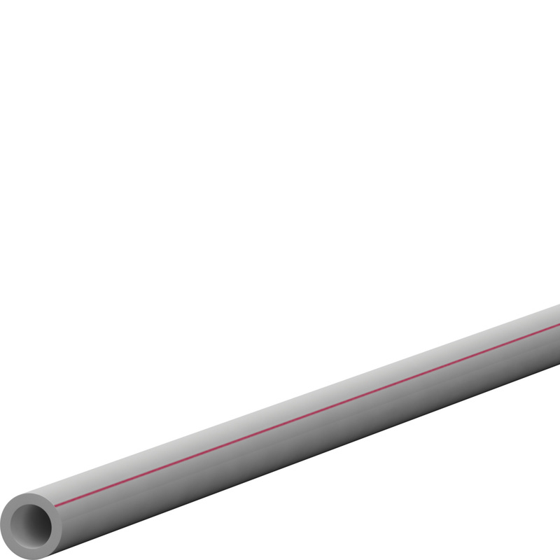 Trubka PP-R 20x3,4 mm, S2,5, PN20, SDR6, 4 m tyč, rozvody vody