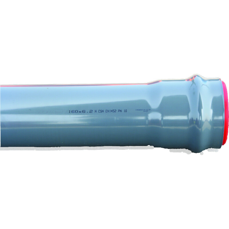 Trubka hrdlová PVC,  d  225x 8,6x6000