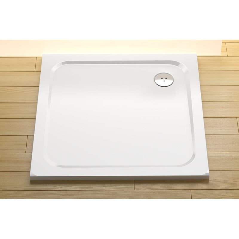 Sprchová vanička Ravak Perseus Pro Chrome 900 x 900 mm, bílá, XA047701010