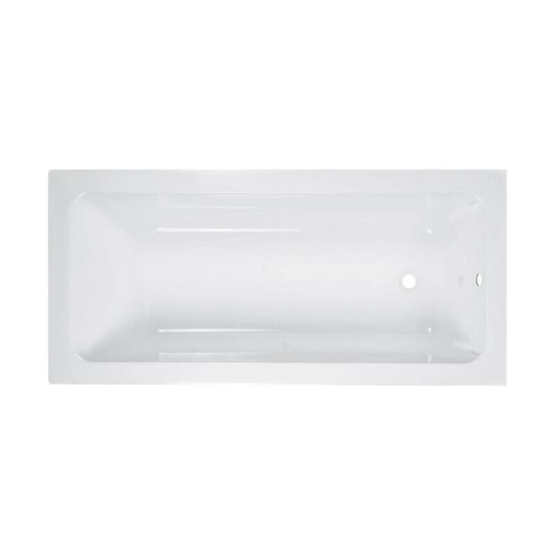 Obdélníková vana LUX 170x75 mm, bílá, včetně nožiček, Lansanit LANLUX170X75