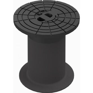 Poklop ventilový KOMPAKTUS, W, víko černé, můstek, HECKL